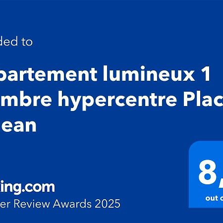Appartement Lumineux 1 Chambre Hypercentre Place St Jean Valence  Ngoại thất bức ảnh
